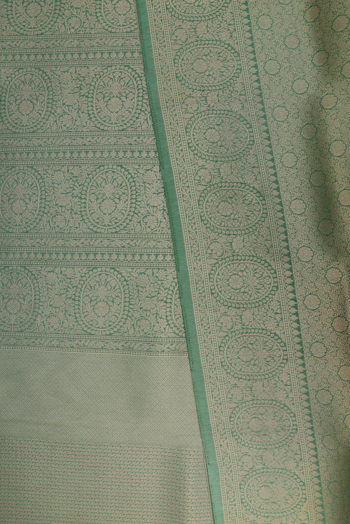 Banarasi Parrot Green Saree
