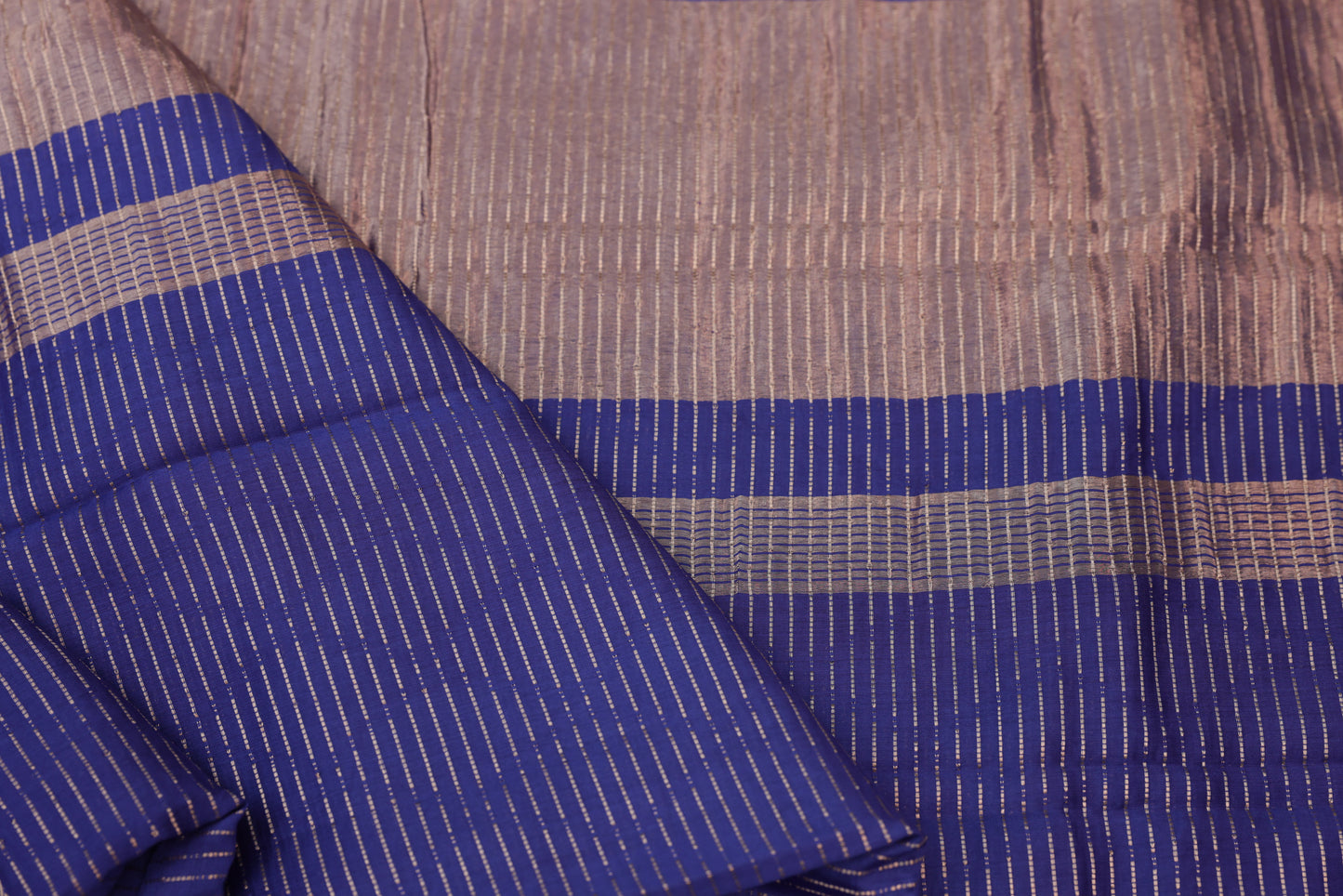 Fancy Soft Cotton Royal Blue Saree