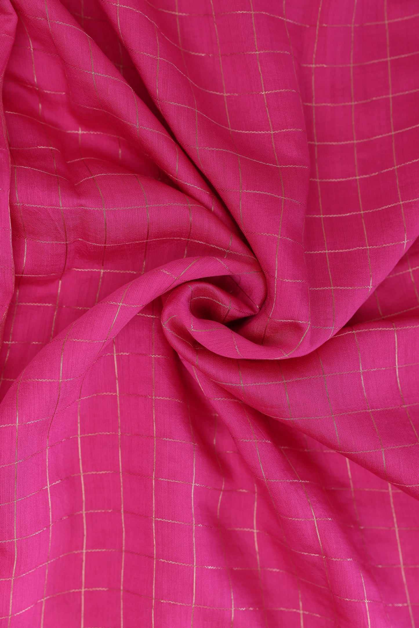 Fancy Soft Cotton Fuscia Saree