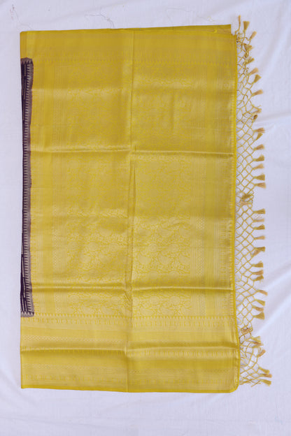 Semi Silk Purple saree