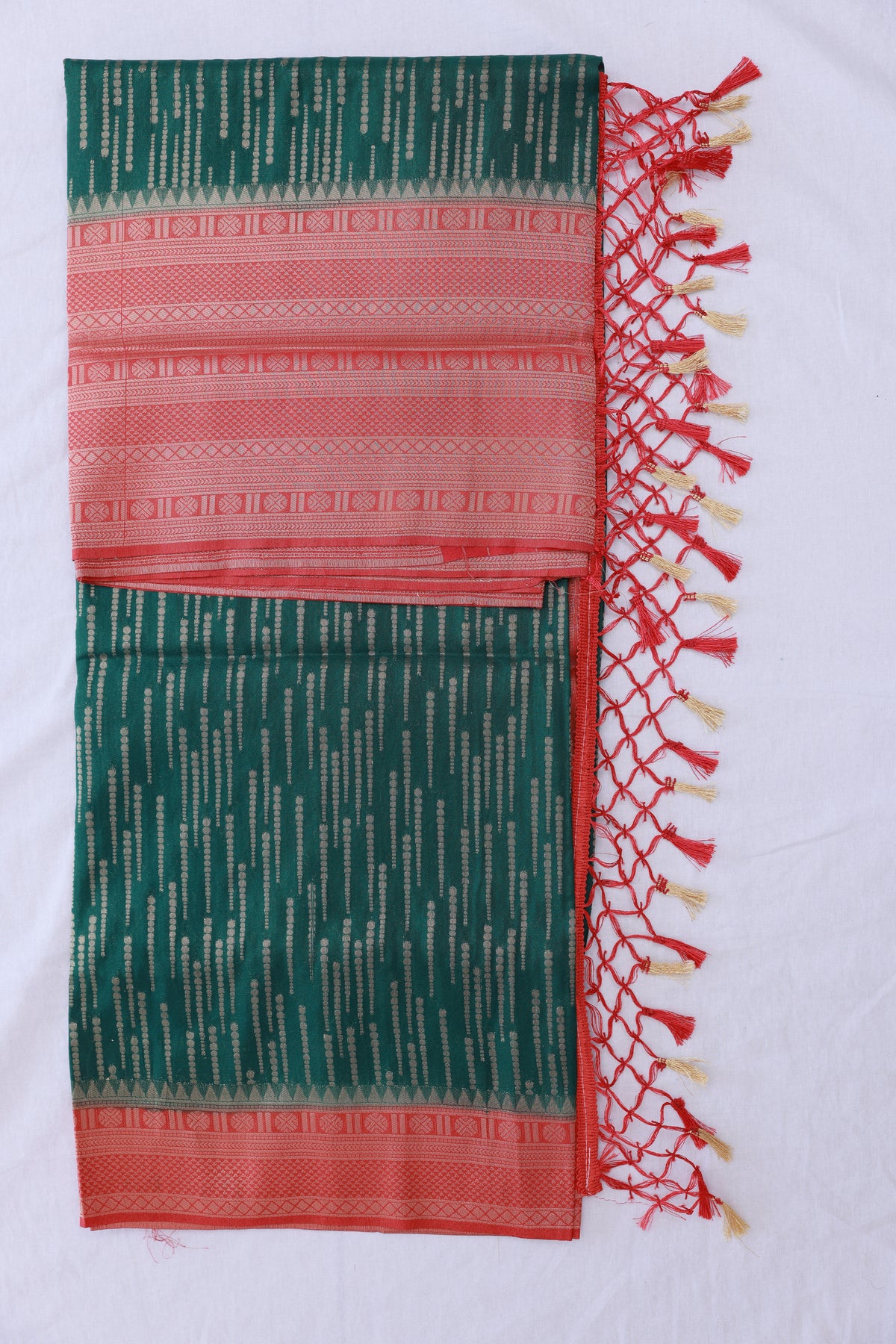 Semi Silk Pine Saree