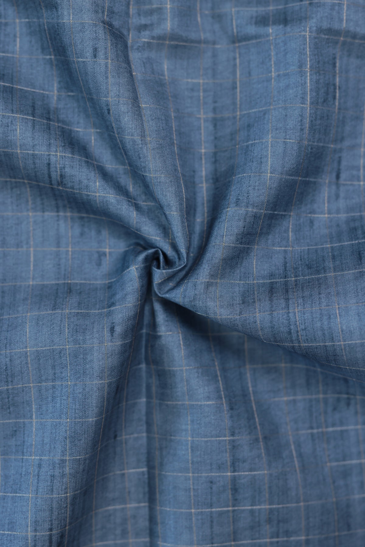 Tussar Indigo Blue Saree