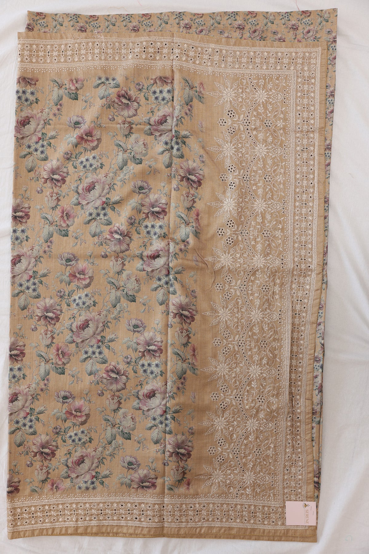 Tussar Sandal Saree