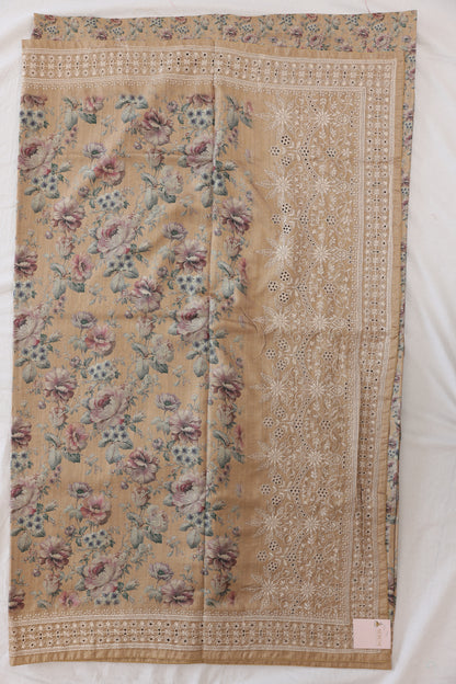 Tussar Sandal Saree