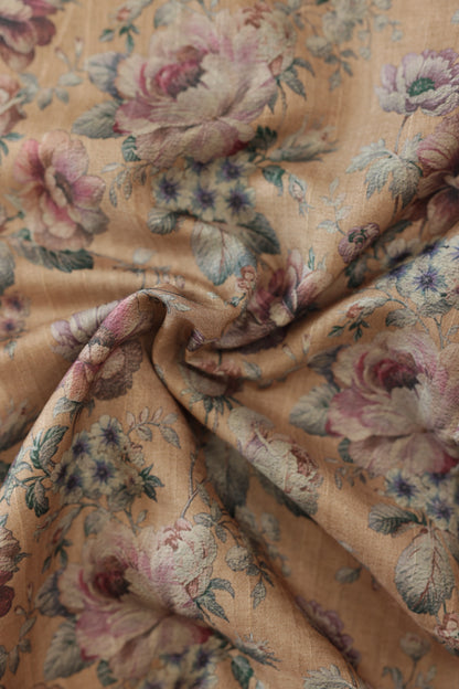 Tussar Sandal Saree