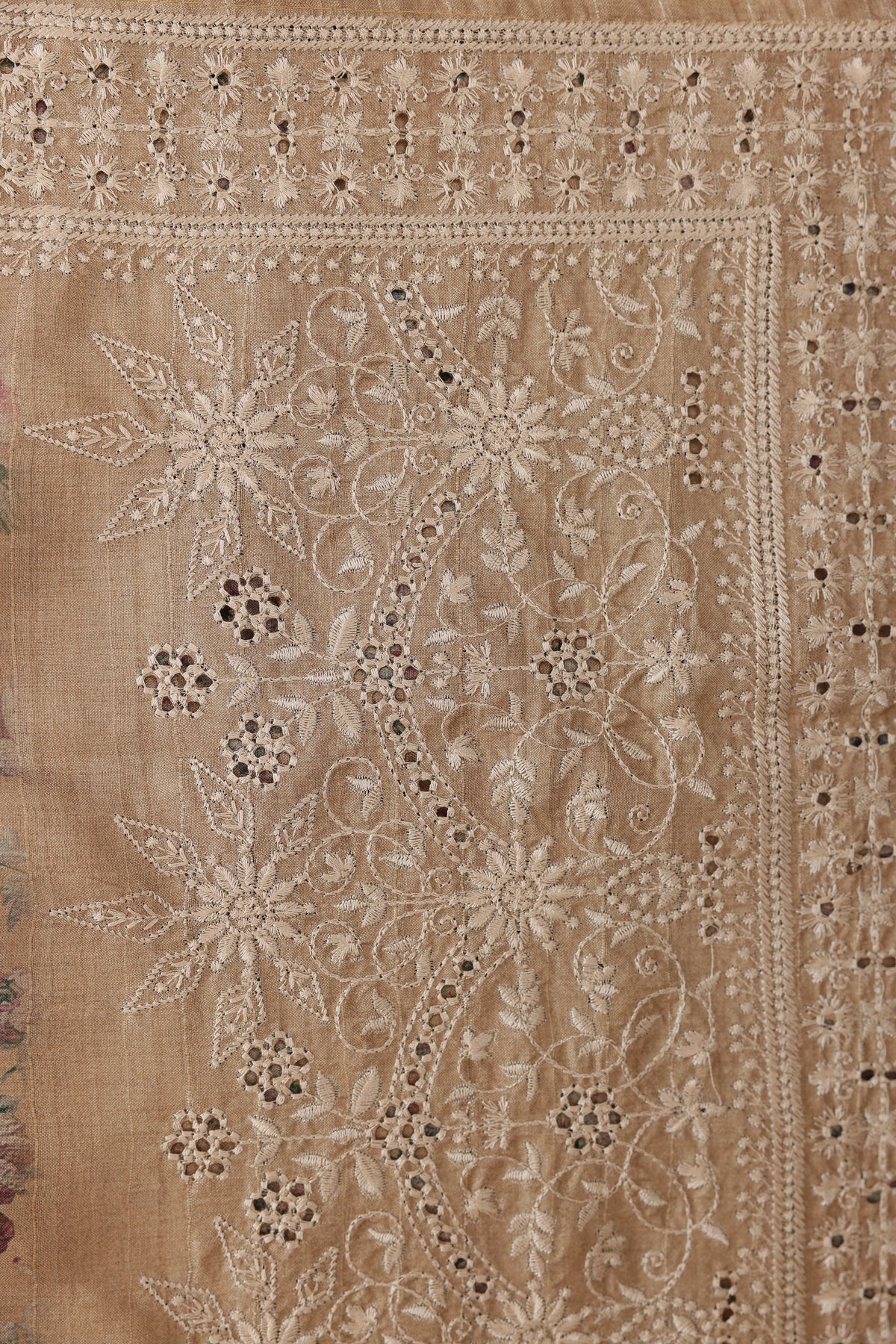 Tussar Sandal Saree