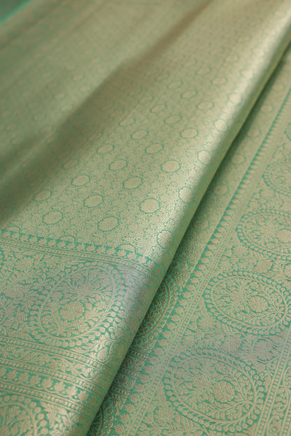 Banarasi Parrot Green Saree