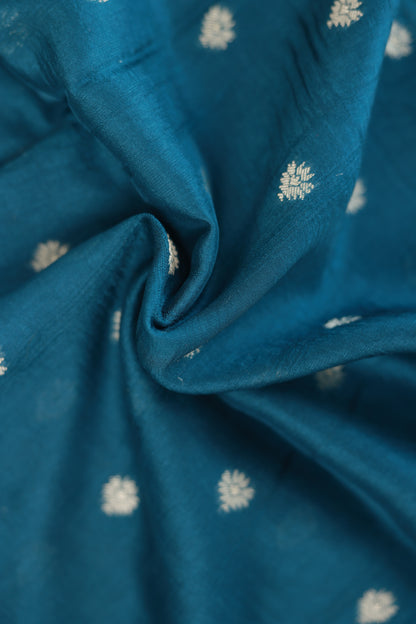 Paithani Silk Ocean Blue Saree