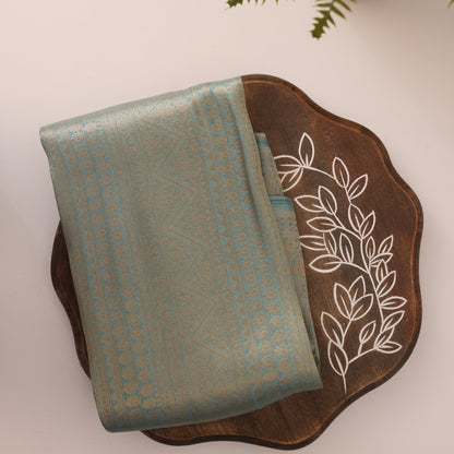 Banarasi Mint Green Saree