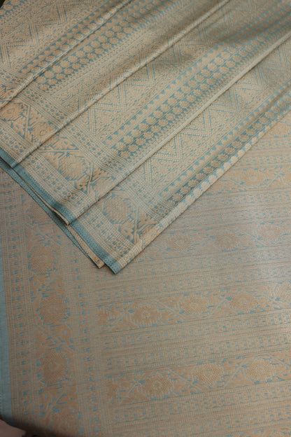Banarasi Mint Green Saree