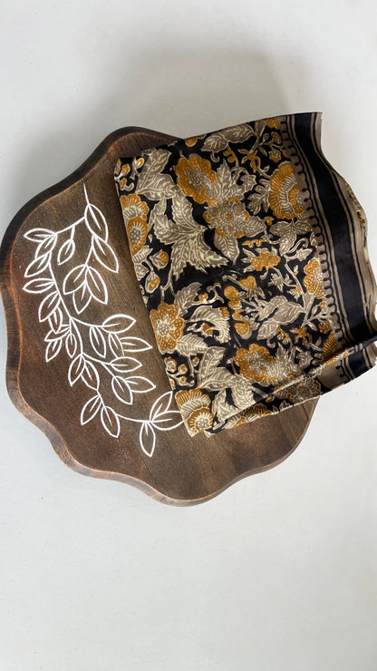 printed modal sarees