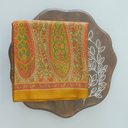 Radiate Elegance in Mustard Splendor