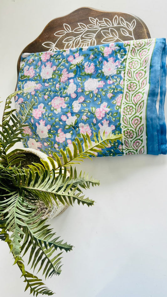 Printed modal saree