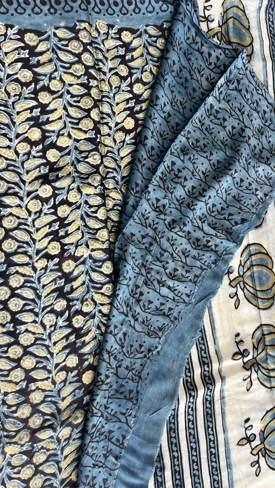 Printed modal saree