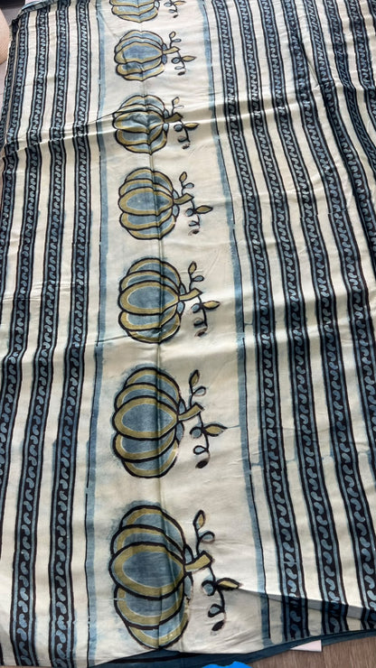 Printed modal saree
